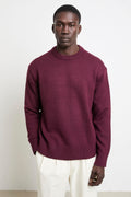 Selected 2627 Maglione burgundy