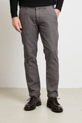 Clark 2093 Pantalone grigio Chino microfantasia
