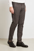 Clark 2091 Pantalone marrone Chino microfantasia