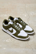 Nike Sneakers 7852 Dunk Low Olive Pelle Verde/Bianco