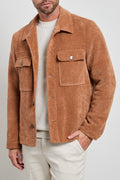 Reworked 2525 Overshirt cammello velluto