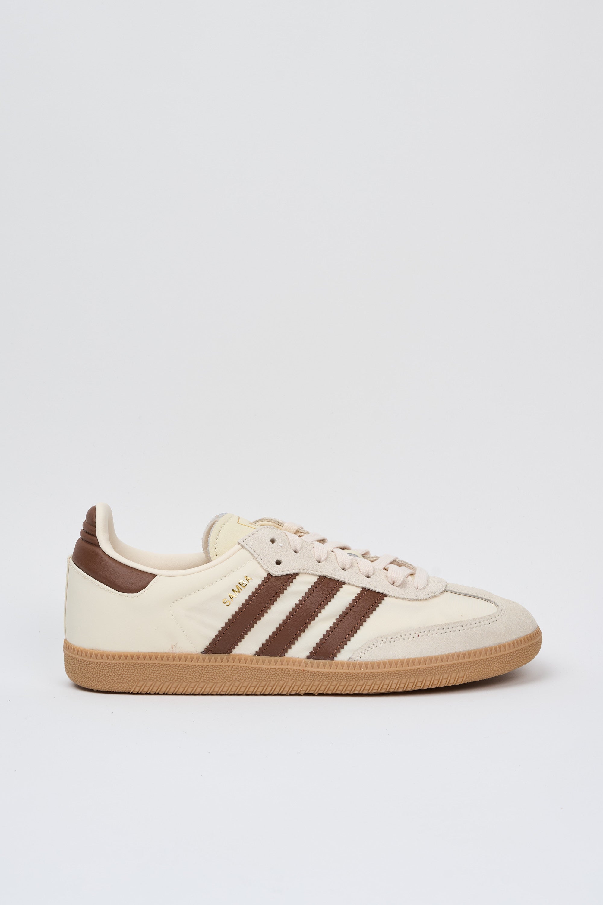 Adidas Shoes Samba OG Mesh Leather Cream/Brown Adidas man cream/brown
