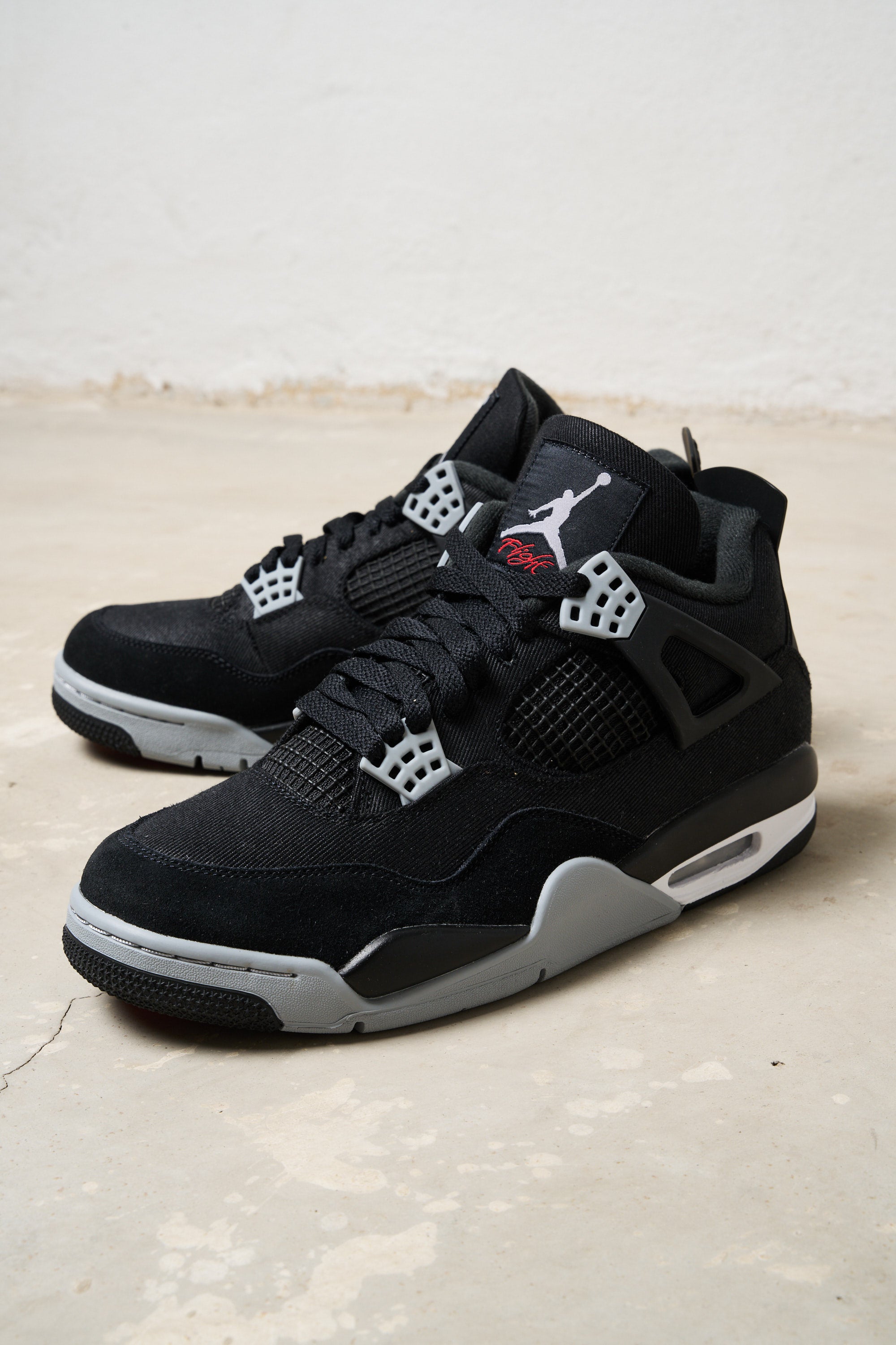 Nike Sneakers Air Jordan 4 Retro SE Canvas Black | kissuomo.it
