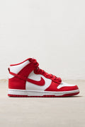 Nike 7800 Sneakers Dunk High Retro Championship Red in Pelle