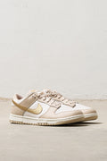 Nike 7806 Sneakers Dunk Low Phantom Gold in Pelle Colore Bianco Oro