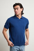 Reworked 3443 Jersey short-sleeve polo shirt royal