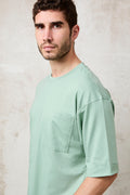 Reworked 1401 T-shirt acqua