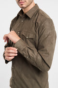 Alley Docks 9549 Camicia eco suede