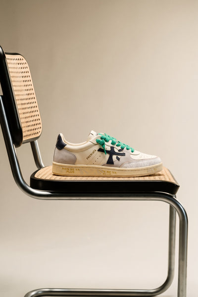 Premiata 4467 Sneakers Bskt Clay panna e verde