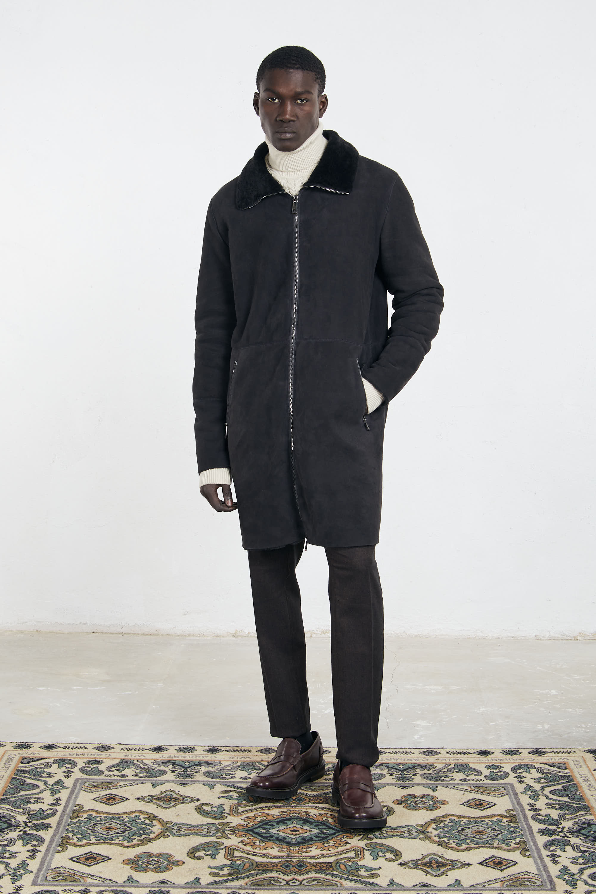 Giorgio brato shearling clearance coat