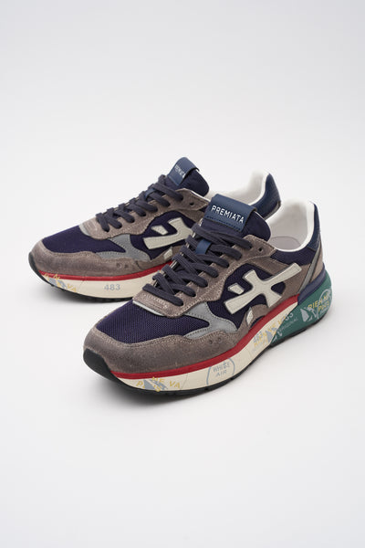 Premiata 4466 Sneakers Mick blu e grigia