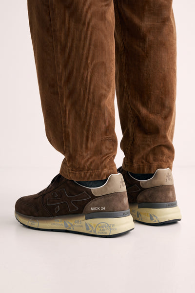 Premiata 4487 Mick brown suede sneakers