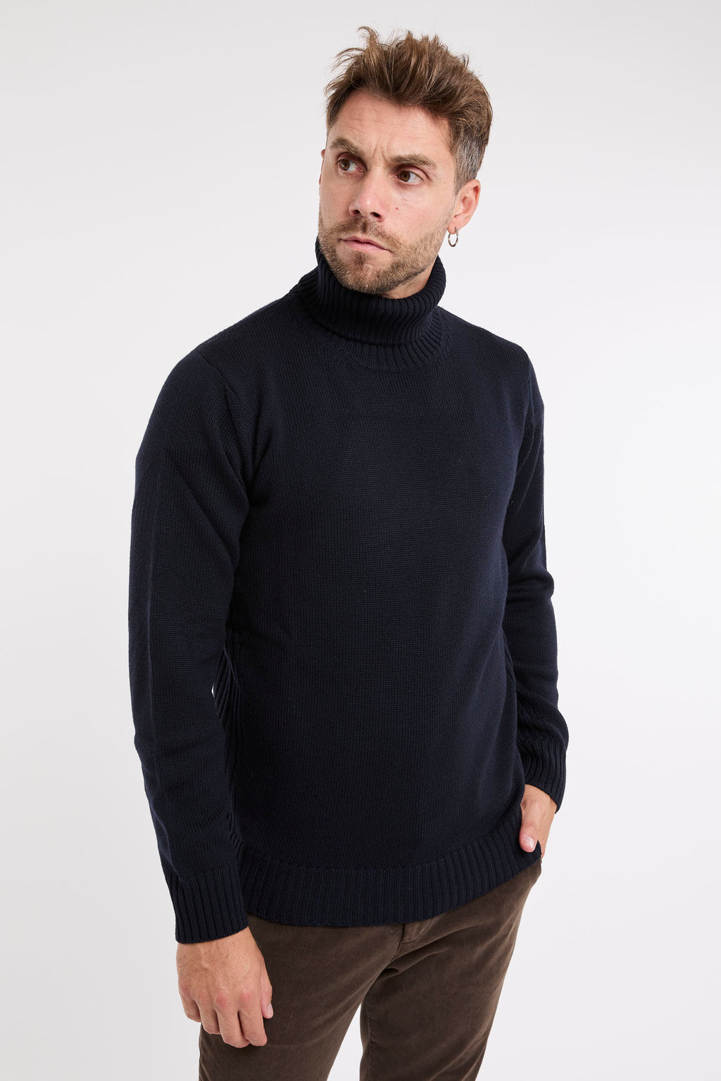 Kangra 9185 Turtleneck with side stripes