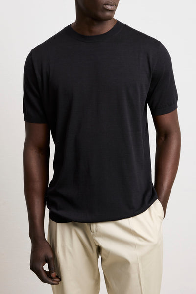 Kangra 3209 Black jersey T-shirt