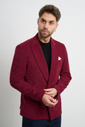 Reworked 2491 Giacca bordeaux doppiopetto