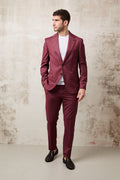 OutFit 1562 Abito burgundy