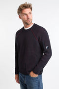 CP Company 4140 Burgundy Crew Neck Jumper