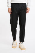 OutFit 4441 Winter viscose black trousers