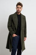Reworked 2495 Cappotto verde doppiopetto