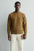 Roy Roger's 4529 Soft crew neck sweater tundra