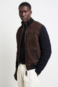The Jackie Leathers 2676 Giubbotto Thames marrone camoscio