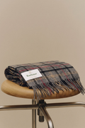 Barbour 4093 Sciarpa in tartan grigia