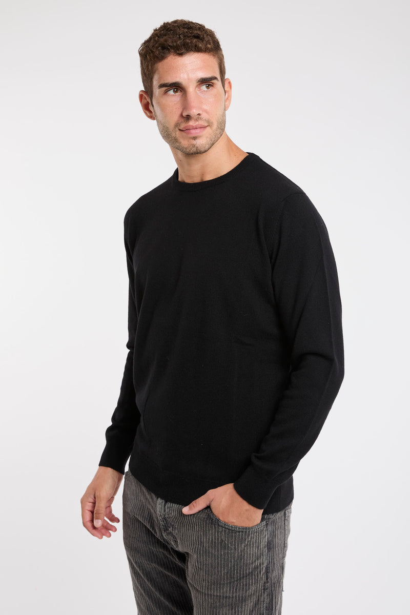 Kangra 9173 Maglia cashmere Kangra uomo nero