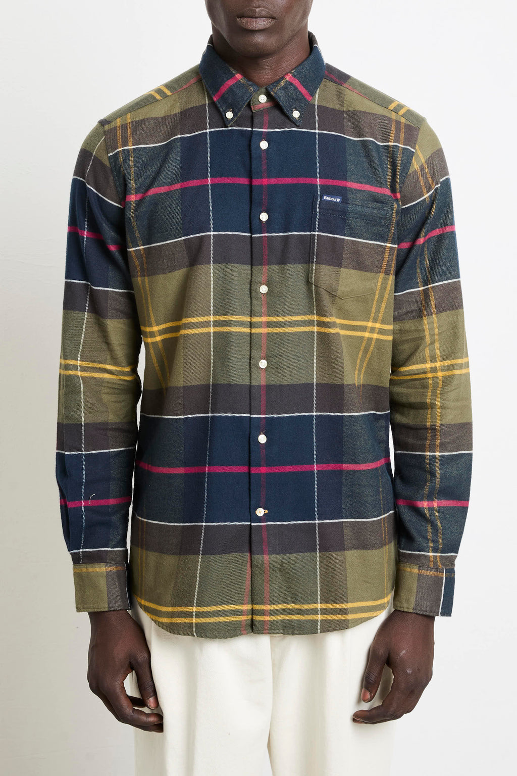 Barbour 2198 Camicia Tartan verde