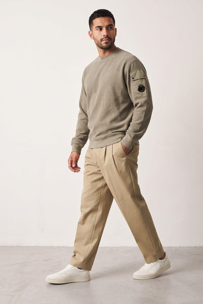 CP Company 4148 Crewneck sweatshirt mud