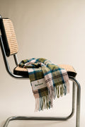 Barbour 4092 Sciarpa in tartan panna