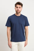 Saint Barth 3528 T-shirt blu con taschino