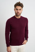 Reworked 2481 Maglia bordeaux cashmere