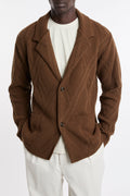 OutFit 4431 Blazer in maglia marrone