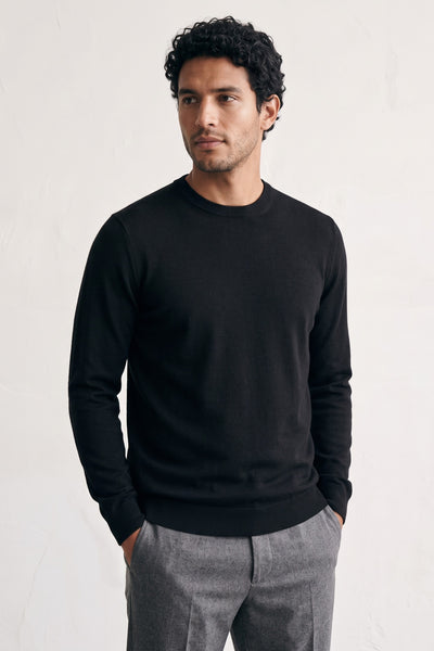 Philippe Laurientè 4627 Black wool sweater