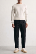 OutFit 4424 Pantalone nero in cotone pesante