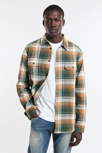 Sebago 4557 Camicia in check verde