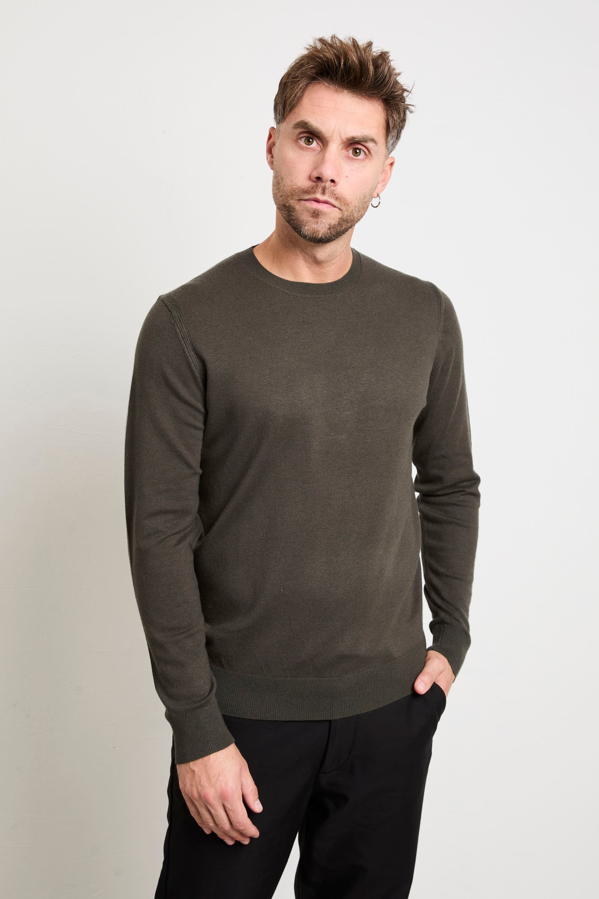 Reworked 2462 Maglia verde Reworked man