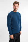 Roy Roger's 4530 Maglione soft crew neck boreale