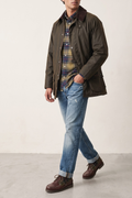 Barbour 4094 Beaufort Wax Jacket marrone