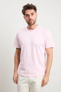 Saint Barth 3530 T-shirt rosa con taschino