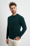 Reworked 2480 Maglia verde cashmere