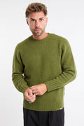 Roy Roger's 4527 Maglione soft crew neck army green