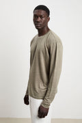 Keeling 3233 Maglia manica lunga in lino verde