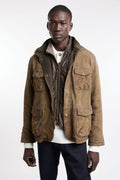 The Jack Leathers 4317 three-in-one mud suede field jacket