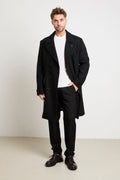 OutFit 2305 Cappotto doppiopetto nero