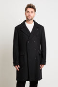 OutFit 2305 Cappotto doppiopetto nero