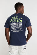 Saint Barth 8521 T-Shirt Stampa Resort