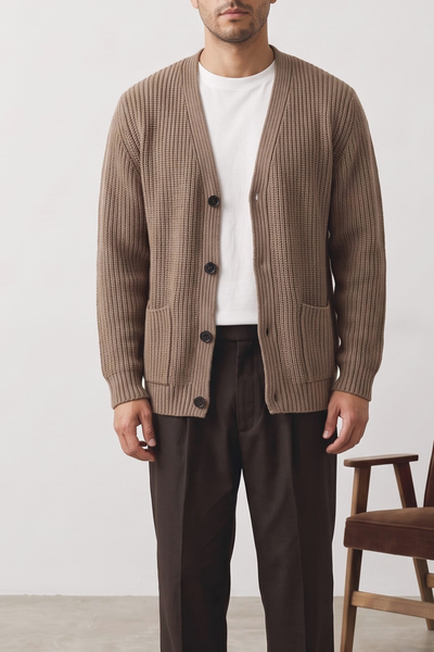 Reworked 4678 Cardigan costa inglese corda