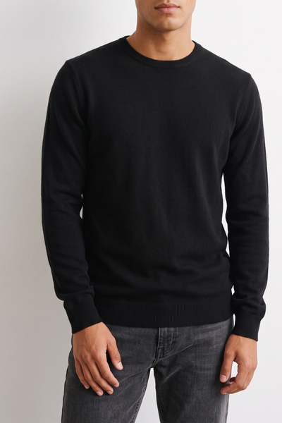 Philippe Laurientè 4619 Maglione in cashmere nero