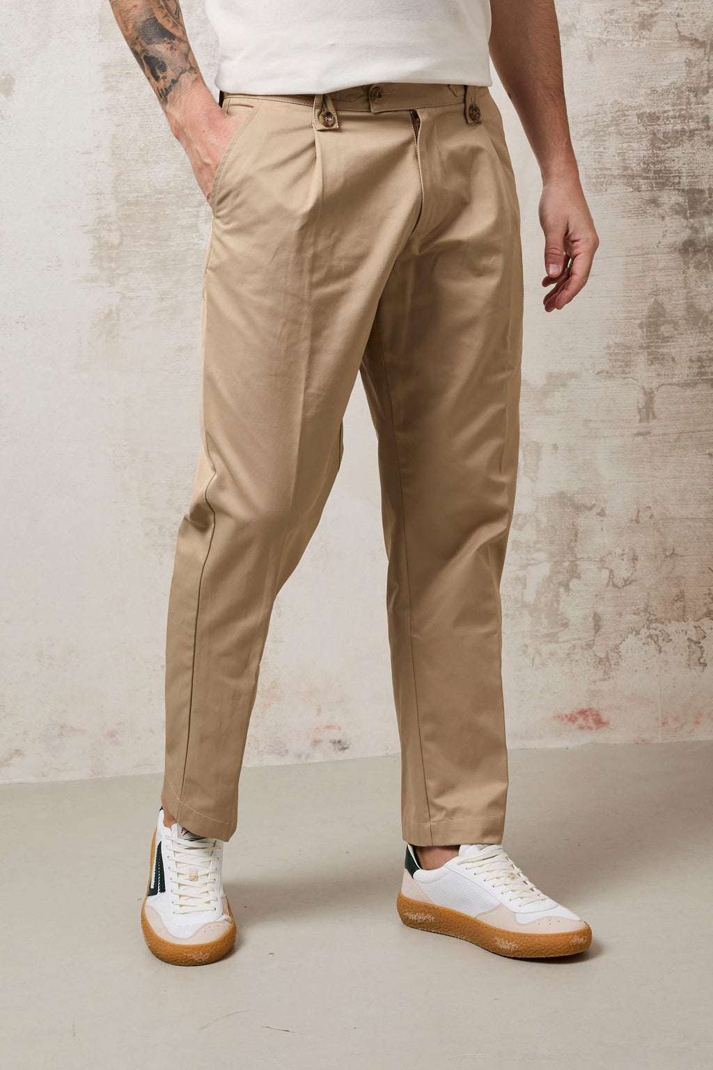 Officina 36 - 1684 Pantalone Granita beige